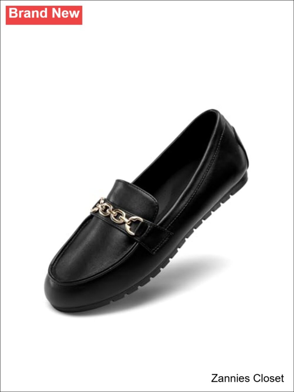 ✨ DREAM PAIRS Women's Faux Leather Slip On Loafers Casual Flats Arch Support